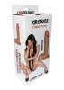 Realistyczny wibrator sztuczny penis z pilotem 17,8 cm